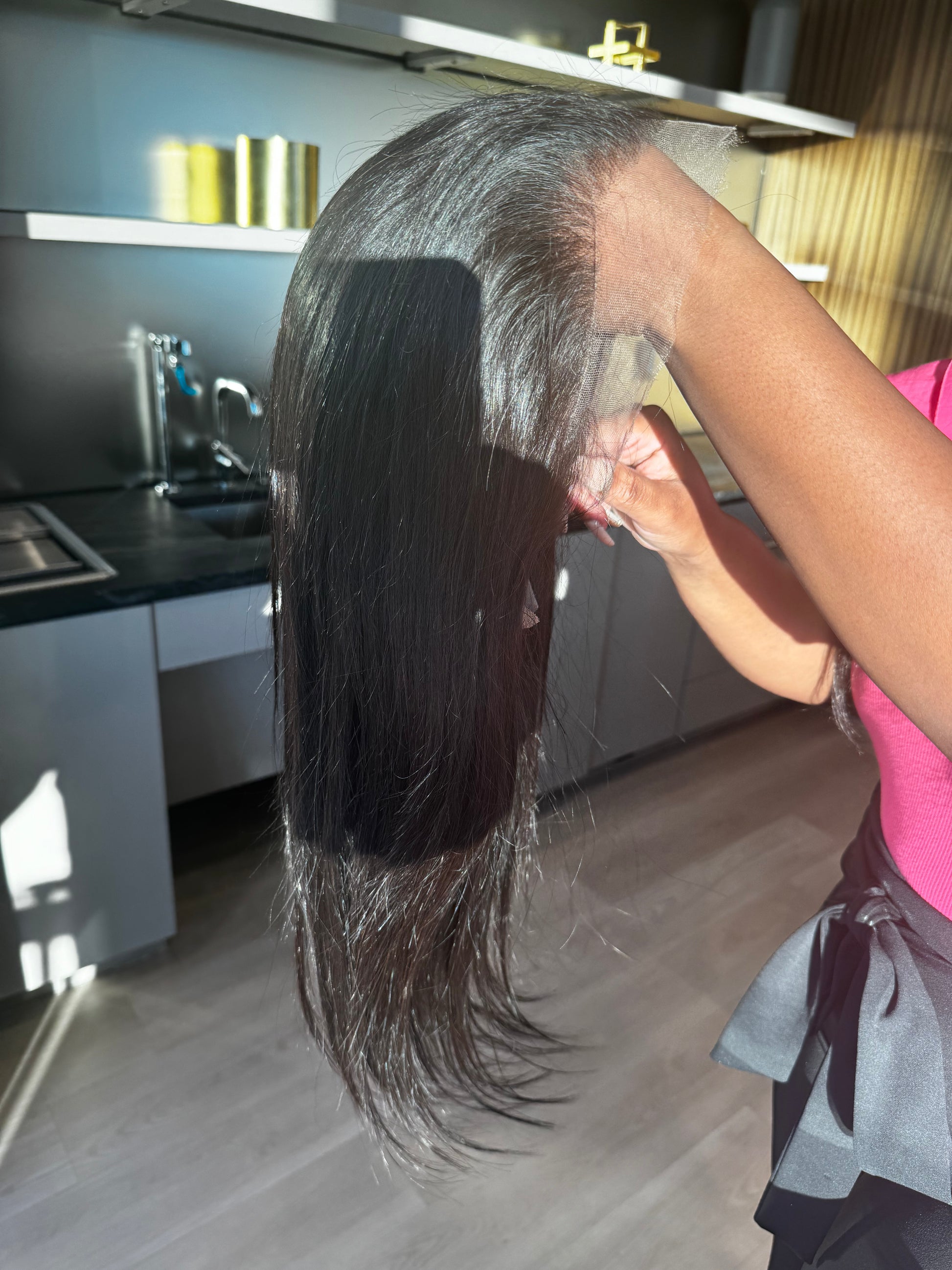 lace layer hd straight wig