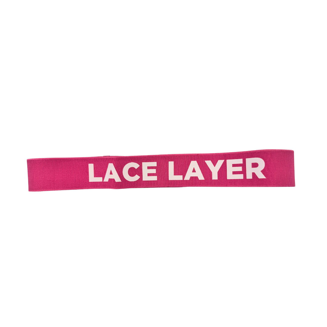 Lace Layer Pink Wig Edge Band Elastic Lace Melt Band for Flawless Installs.